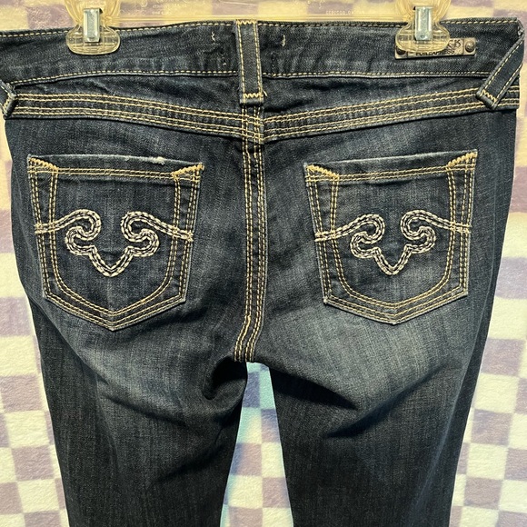 2 for 90! ReRock x Express Dark Wash Denim Jeans - Picture 10 of 11